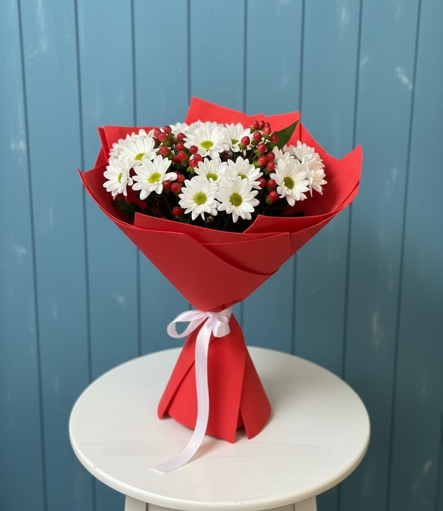 Букет цветов из: Хризантемы в Лальске