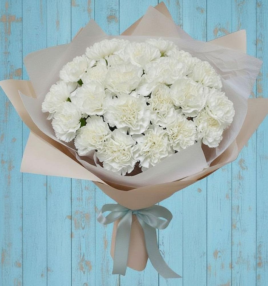 Букет цветов из: Гвоздики в Лальске