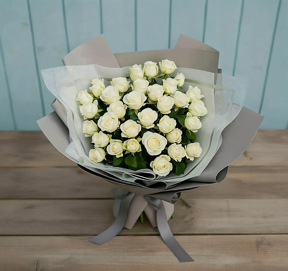 Букет Белоснежная нежность в Лальске