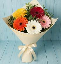 Букет цветов из:  Герберы в Лальске