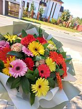 Букет цветов из:  Герберы #REPLACE_PRED# Лальске