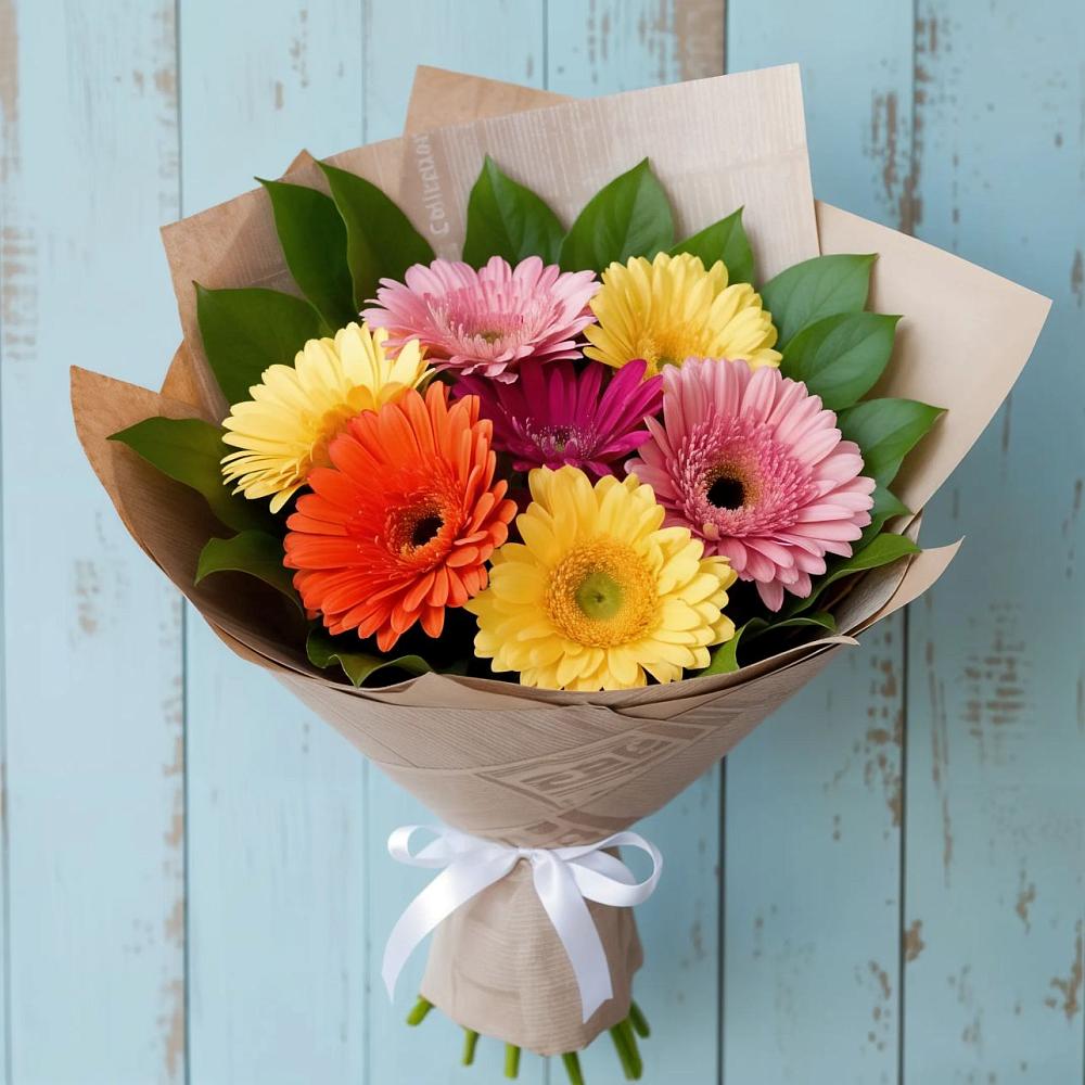 Букет цветов из: Герберы в Лальске
