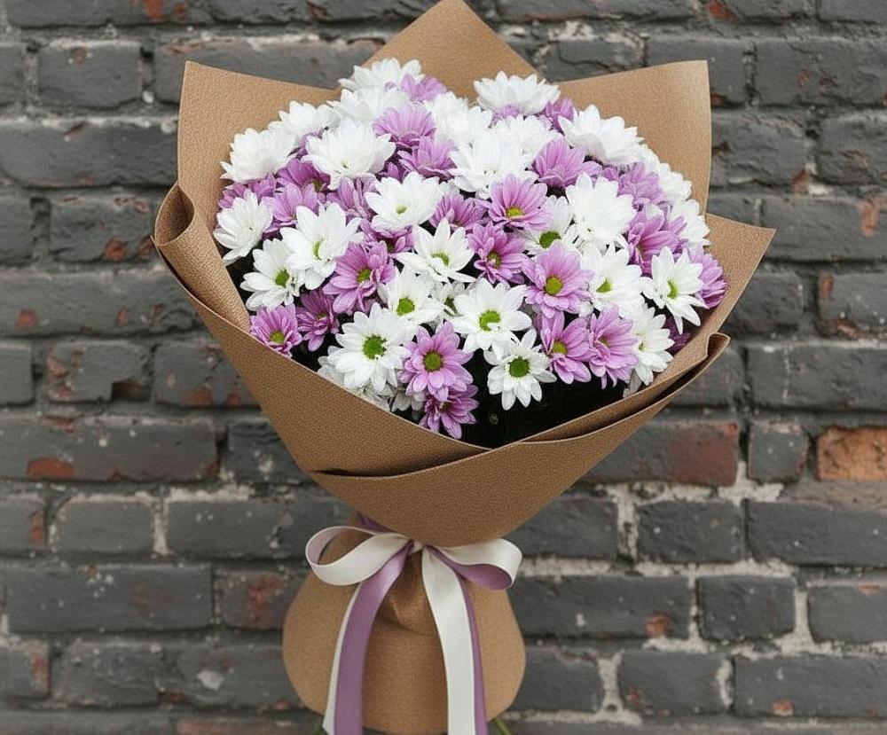 Букет цветов из: Хризантемы в Лальске